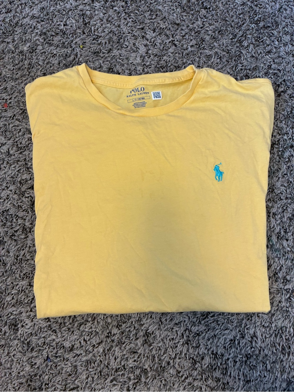 Polo by Ralph Lauren Yellow Crewneck T-Shirt